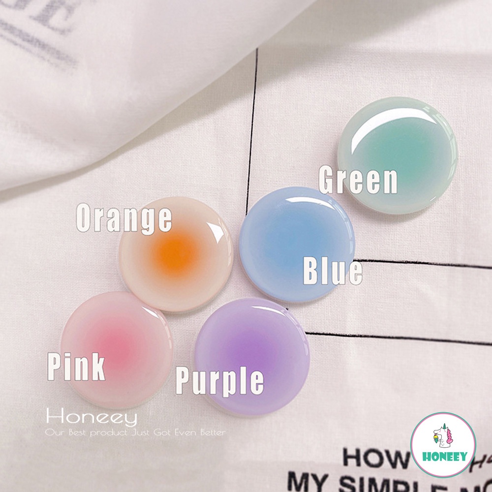 Expanding Phone Stand Holder 3D Glitter Shiny Gradient Silicone Phone Stand Holder Finger Holder Gasbag Fold Bracket Mobile Phone Grips