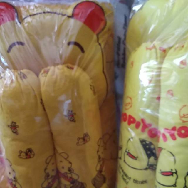 Kasur busa set bantal peyang hello kitty pooh dan piyo