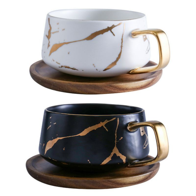 Nordic crackle series COFFEE CUP + SAUCER