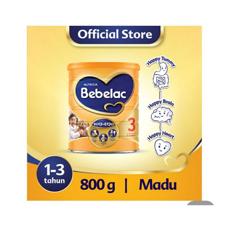 Susu Bebelac 3 vanila madu kaleng 800gr