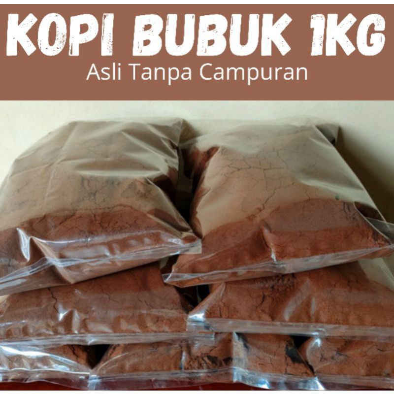 

kopi bubuk 1 kg rasa mantap, spesial