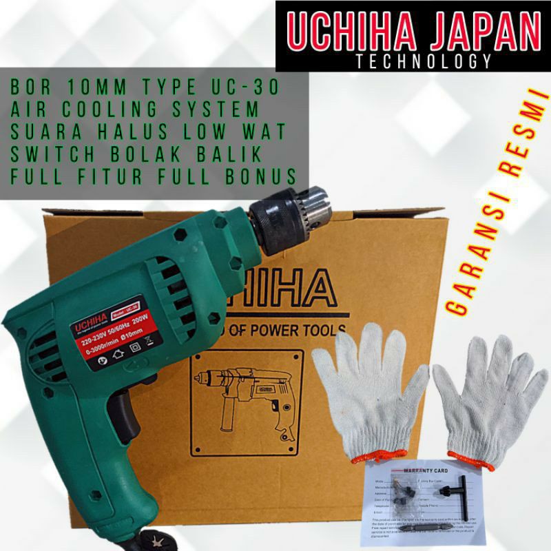 MESIN BOR UCHIHA 10MM TYPE UC 30