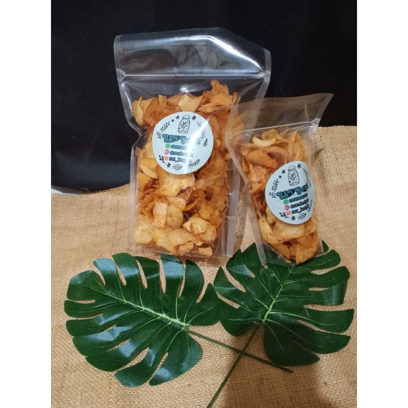 

(PROMO, GRATIS ONGKIR) Keripik Singkong Pedas 250gr