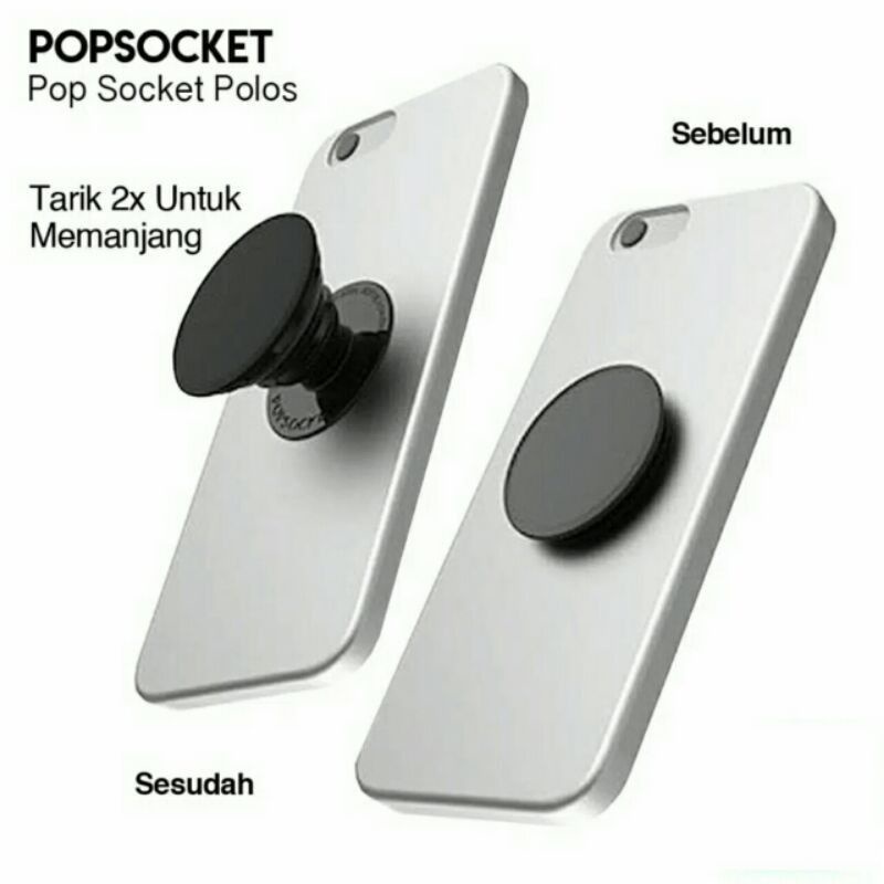 POP SOCKET - POPSOCKET POLOS - RING STAND POP SOCKET POLOS UNTUK HP