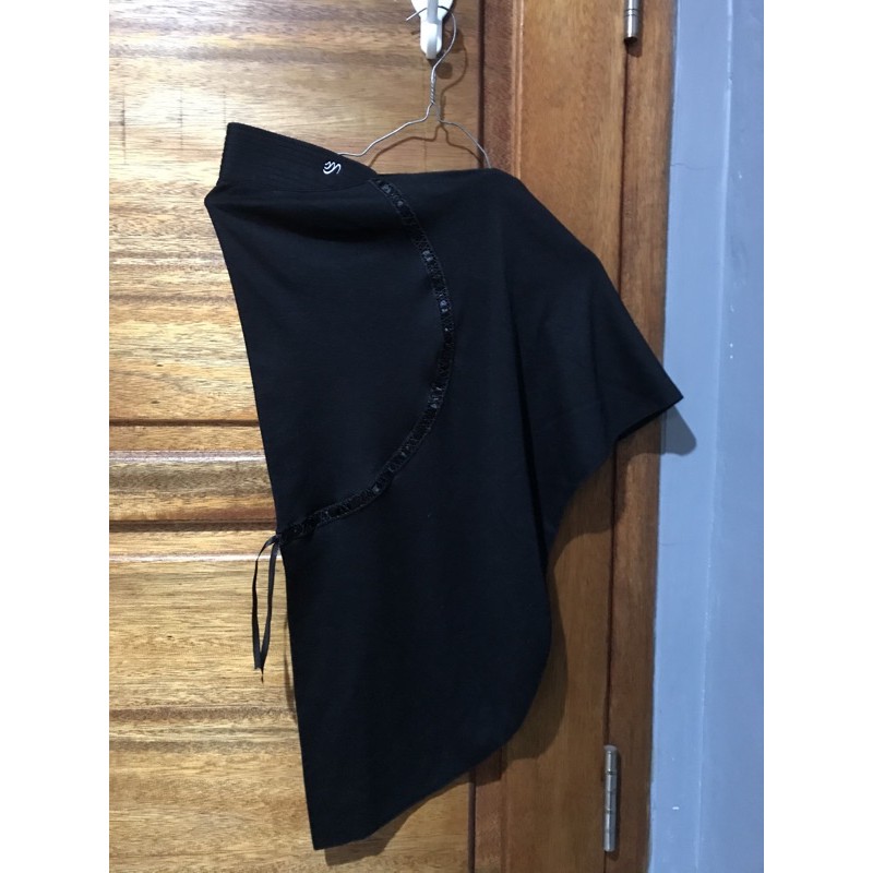 Kerudung/ Bergo Rabbani Ori Innova SIZE S Kerudung Sekolah Warna Hitam