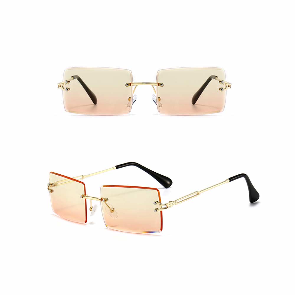 Kacamata UV400 [ Peach ] Anti Radiasi - Sunglasses Pria &amp; Wanita Korea - HM8102