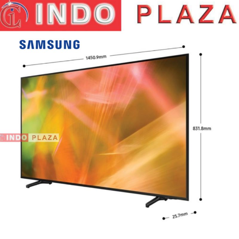 TV SAMSUNG 65 Inch UA65AU8000 4K CRYSTAL UHD BEZELLESS (KHUSUS MEDAN)