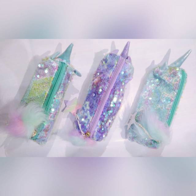 

KOTAK PENSIL SEQUIN UNICORN