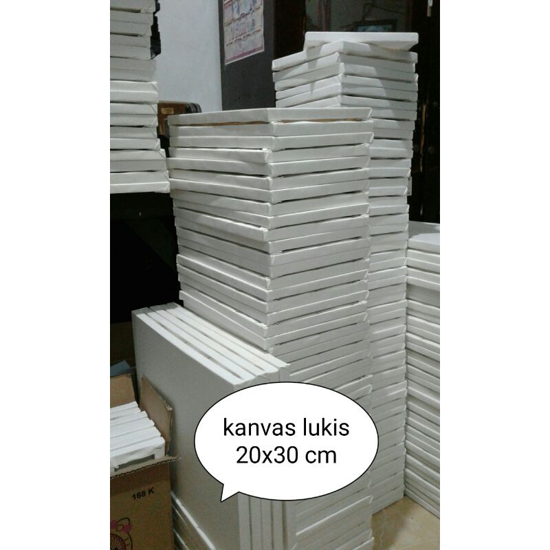 

Kanvas lukis art siap pakai ukuran 20x30 cm