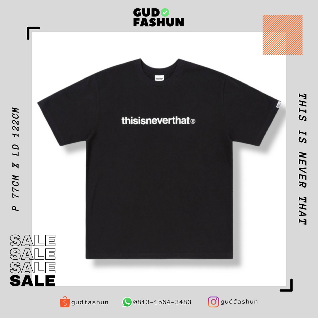 KAOS / BAJU / ATASAN OVERSIZE THIS IS NEVER THAT BRANDED T-SHIRT SECOND ORIGINAL