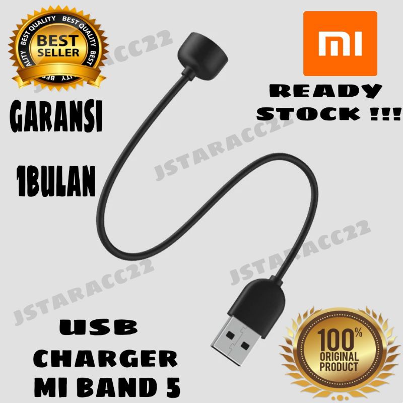 CHARGER MIBAND5 USB MI BAND 5 MIJOBS ORIGINAL CABUTAN CASAN BAND5