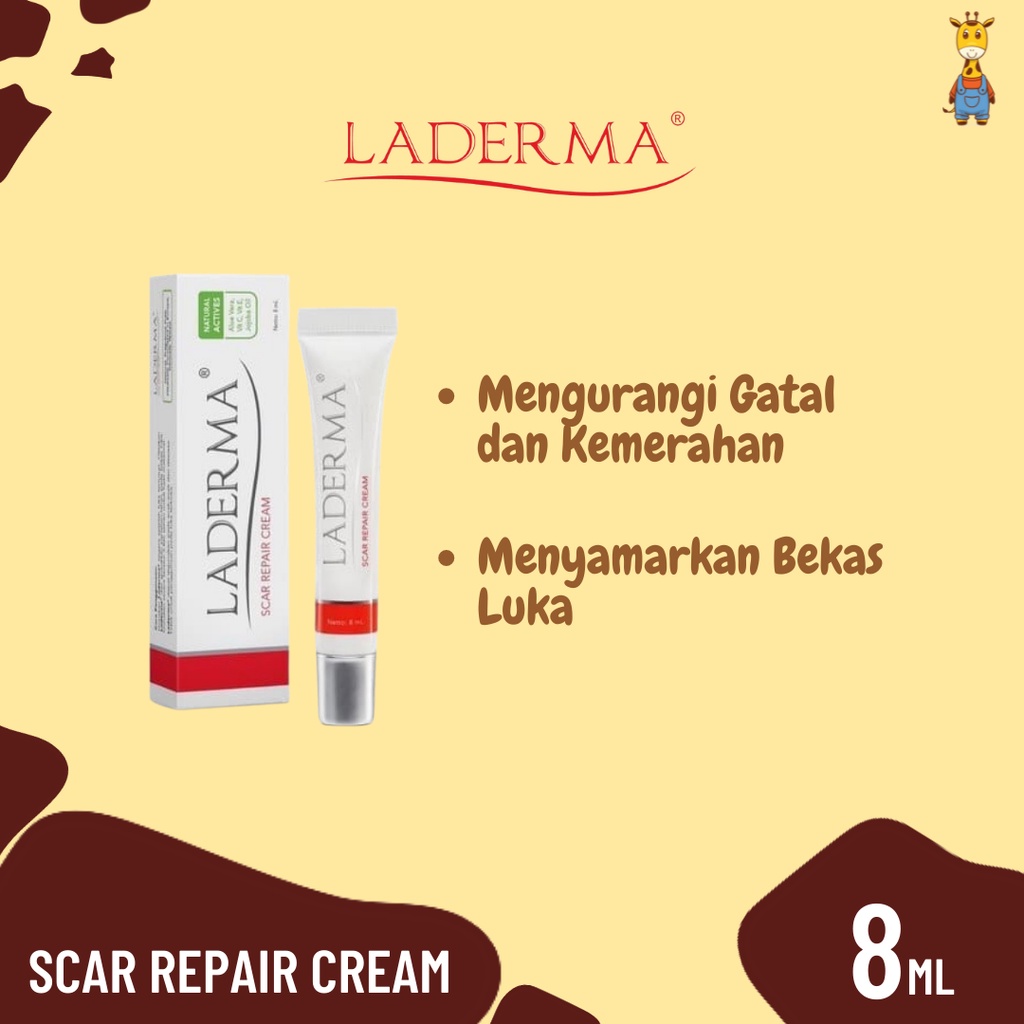 Laderma Cream 8ml - Scar Repair Cream