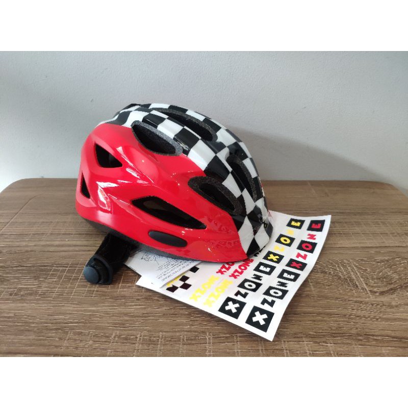 Helm Anak Xzone Motif Catur