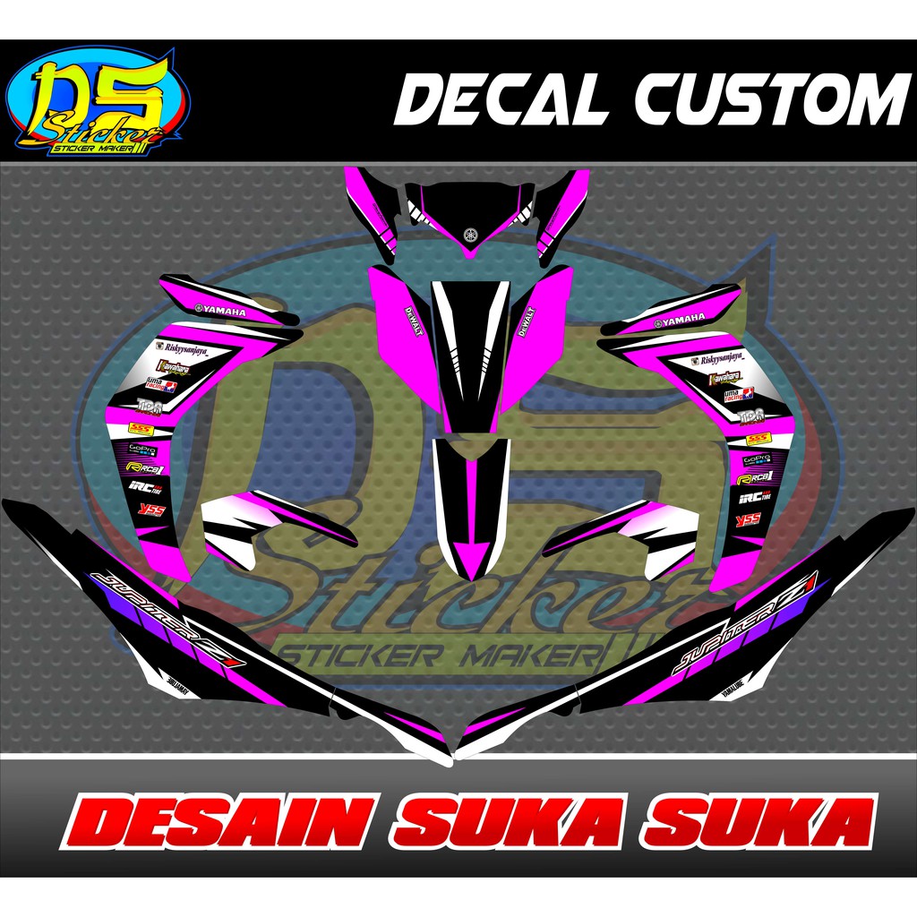 Decal Sticker Jupiter Z1 Pink Shopee Indonesia