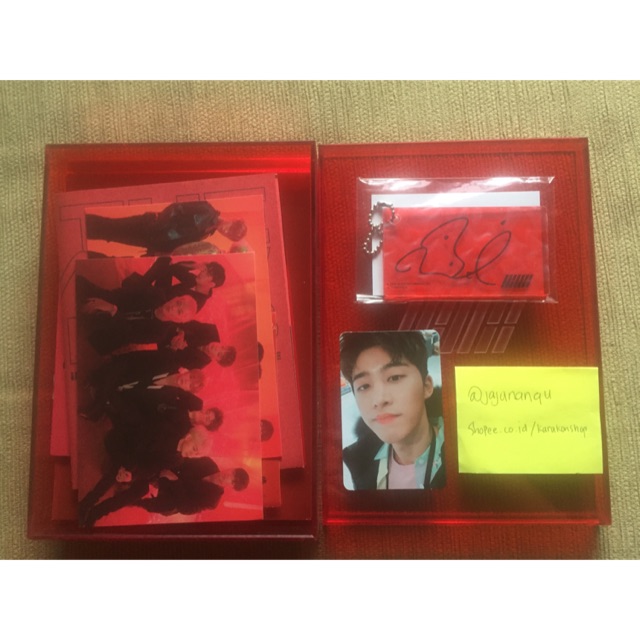 iKON ALBUM REPACKAGE HANBIN SET RED BLACK VER