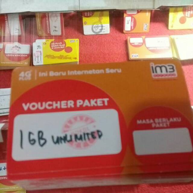 Vocer indosat 1gb unlimited