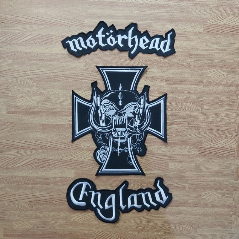 Backpatch bordir satu set MotorHead / Acdc termurah Terlaris dan terkeren