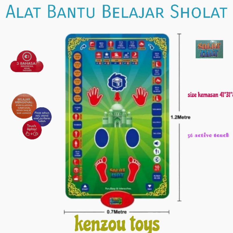 SMART SAJADAH / Educational Prayer Mat / Sajadah Anak