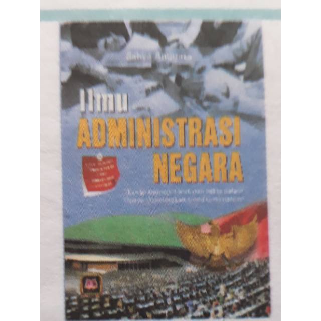 Buku ILMU ADMINISTRASI NEGARA