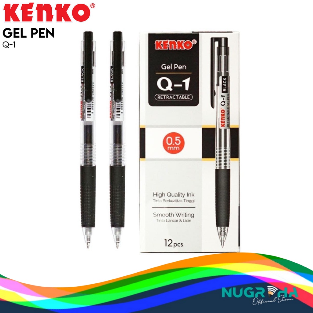 

BALLPOINT / PULPEN / PENA GEL KENKO Q-1