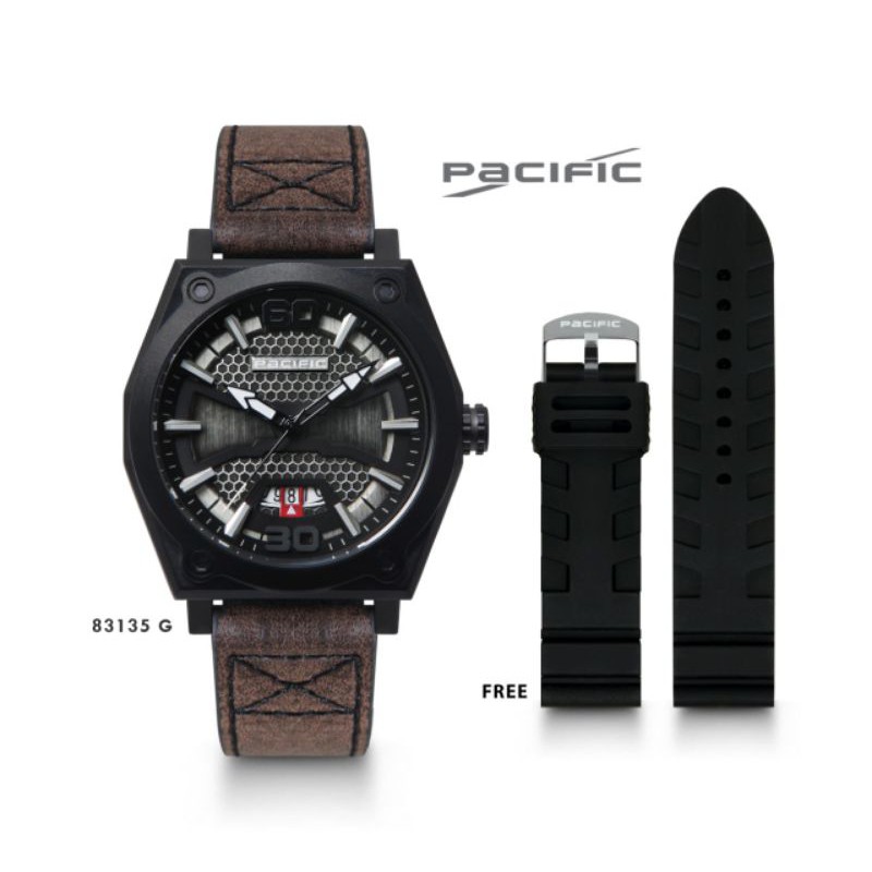 Jam Tangan Pria Pacific Original 83135 Gratis Ongkir Cod