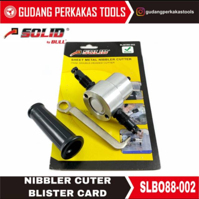 Bull Nibbler cutter blister card SLBK88-002 SOLID