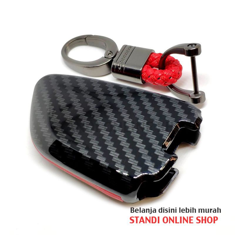 Cover Smartkey Sarung Kunci Remote BMW Seri X1 X3 X5 F Series Merah