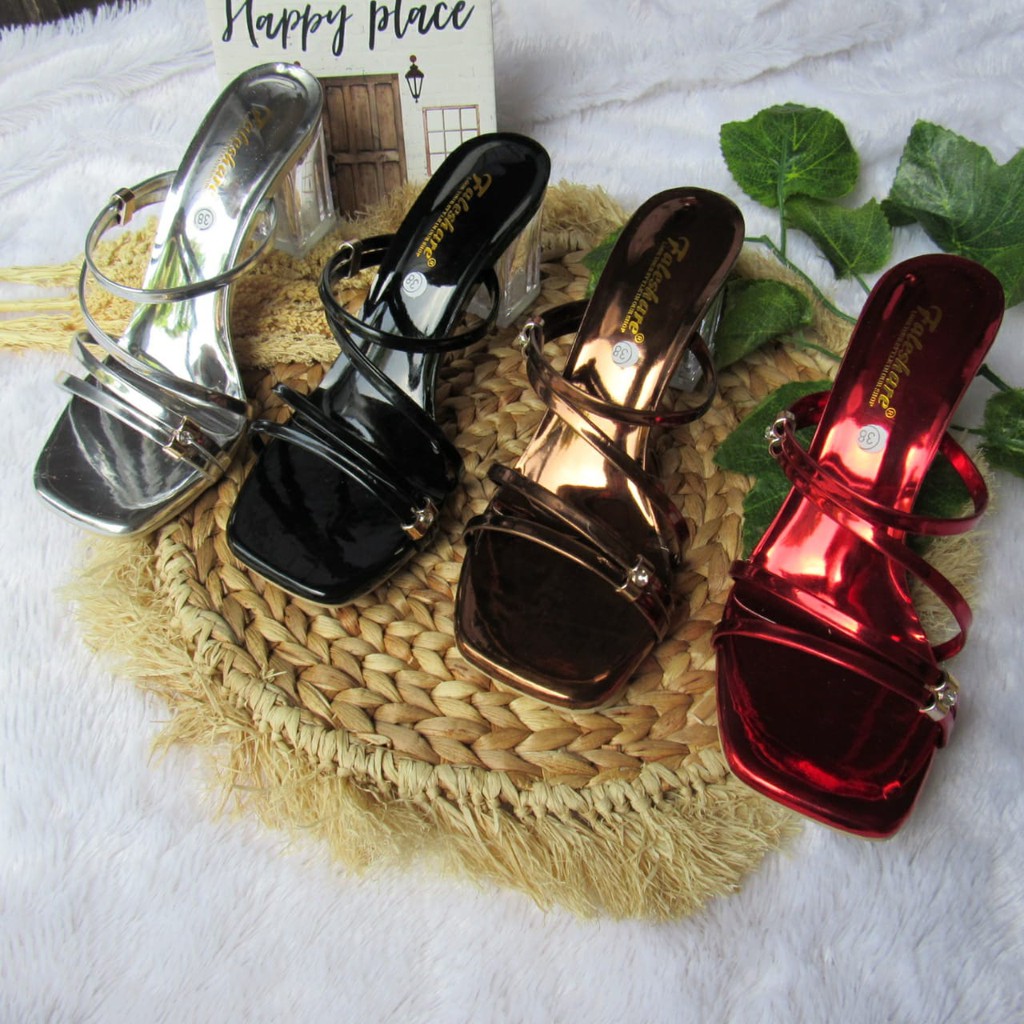 SENDAL HEELS KACA WANITA -SP04