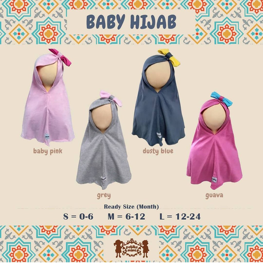 Petite Mimi Baby Hijab Pita - Jilbab Bayi