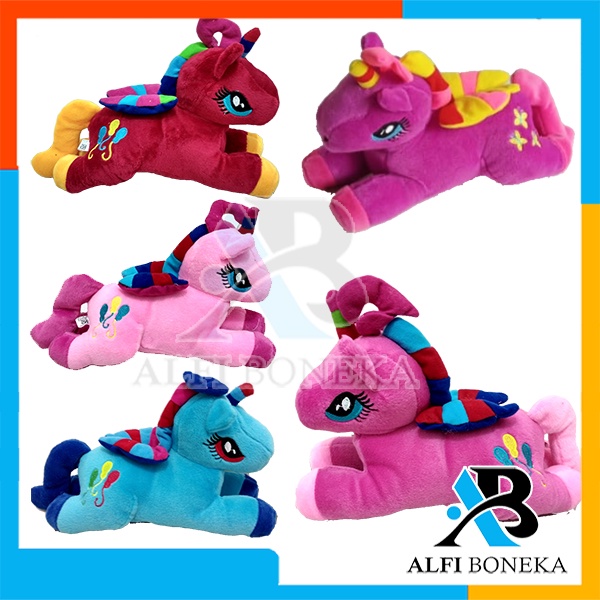 Boneka My Little Pony Rainbow Dash, Twilight Sparkle, &amp; Lebih untuk Anak-anak | Boneka Little Pony Kuda Poni Unicorn: Mainan Impor Berkualitas SNI