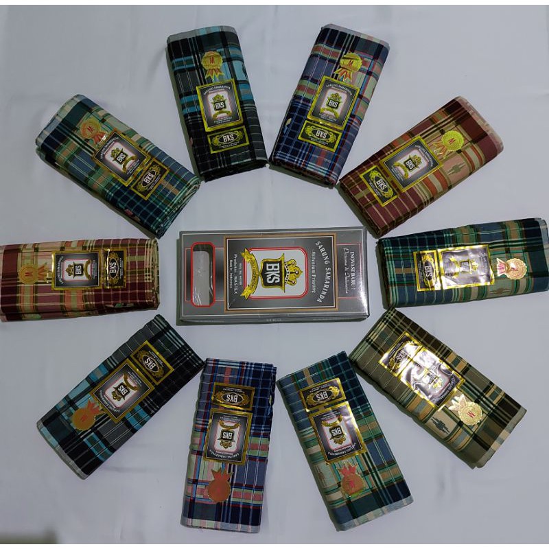 SARUNG SAMARINDA DEWASA SARUNG GHAYAR BKS KOTAK KOTAK KEMASAN DUS