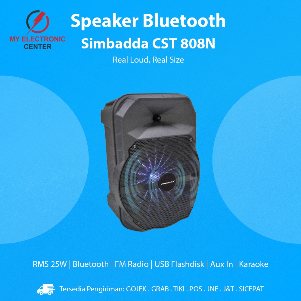 Speaker Bluetooth Simbadda CST 808N Komputer PC Laptop Karaoke