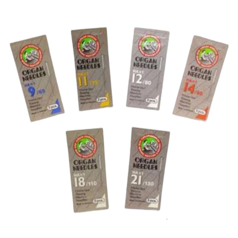 Jarum Organ HA Jarum Mesin Hitam Janome Portable