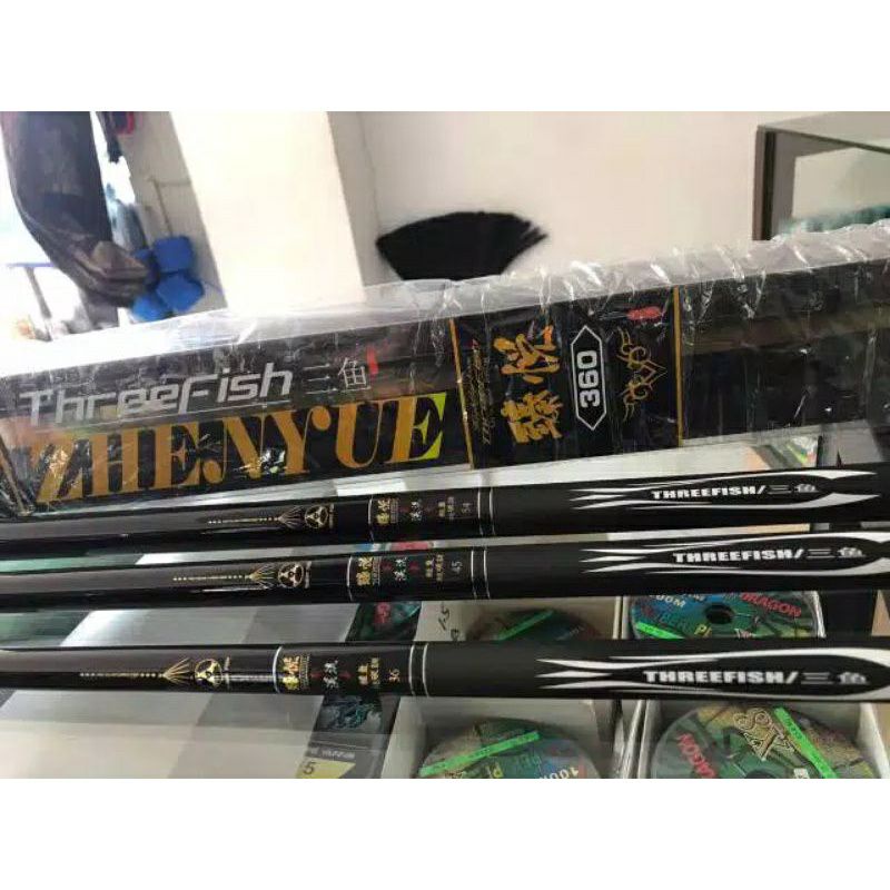 joran pancing tegek threefish zhenyue murah laris semarang