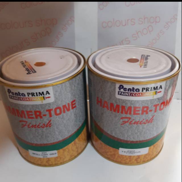 CAT PENTA HAMMERTONE/CAT TEMPA BESI WARNA KHUSUS GOLD &amp; TEMBAGA ISI 1KG