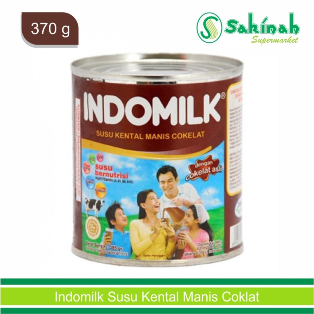 Indomilk Susu Kental Manis Coklat 370gr