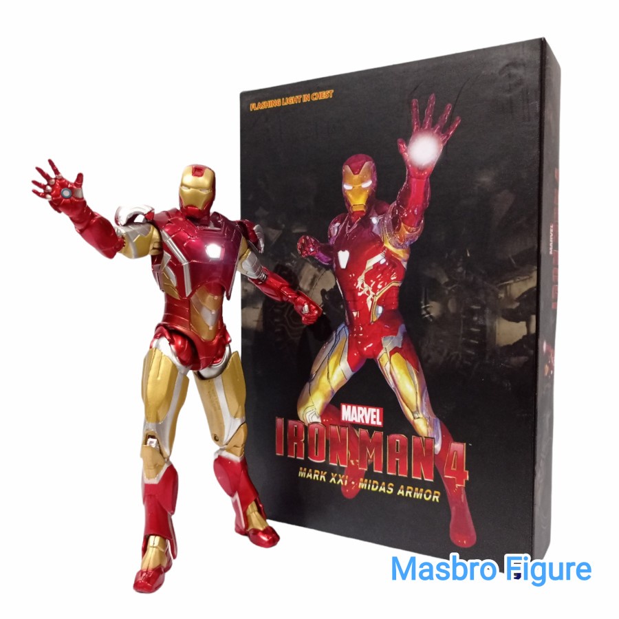Action figure IRON MAN 4 MARK XXI MIDAS ARMOR Recast