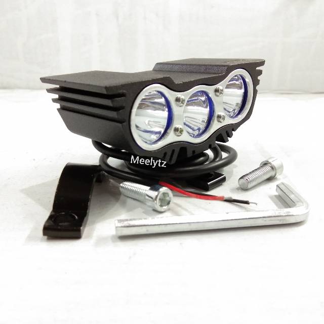 Lampu tembak sorot OWL mini 30watt cree 3 mata 12volt - 80volt