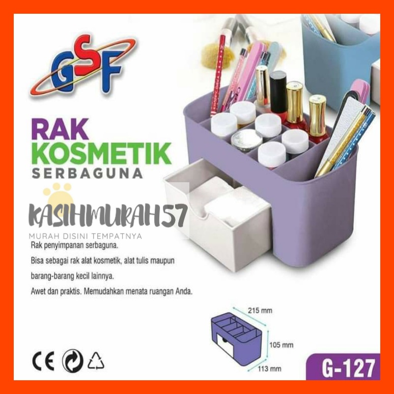 RAK KOSMETIK /MAKE UP/ RAK MAKEUP STORAGE KOTAK PENYIMPANAN ALAT TULIS  / RAK SEBAGUNA G-127 / GSF G 127 / GSF 127