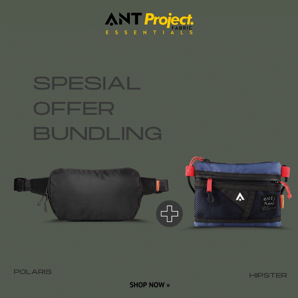 ANT PROJECT - BUNDLING Tas Sling Bag &amp; Sacoche