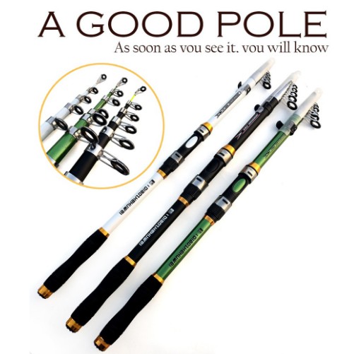 Joran Pancing GHOTDA CF3000 Portable Carbon Fiber Joran Telescopic