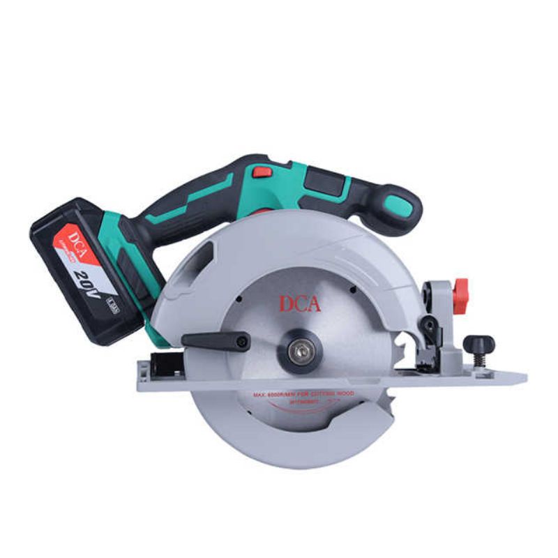 Circular Saw Cordless DCA ADMY165 Mesin Gergaji Baterai Brushless DCA