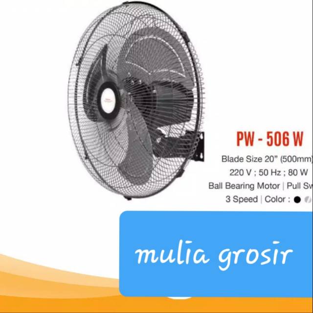 Power Fan Maspion 20&quot; PW 506W / Kipas Besi Maspion 20&quot;