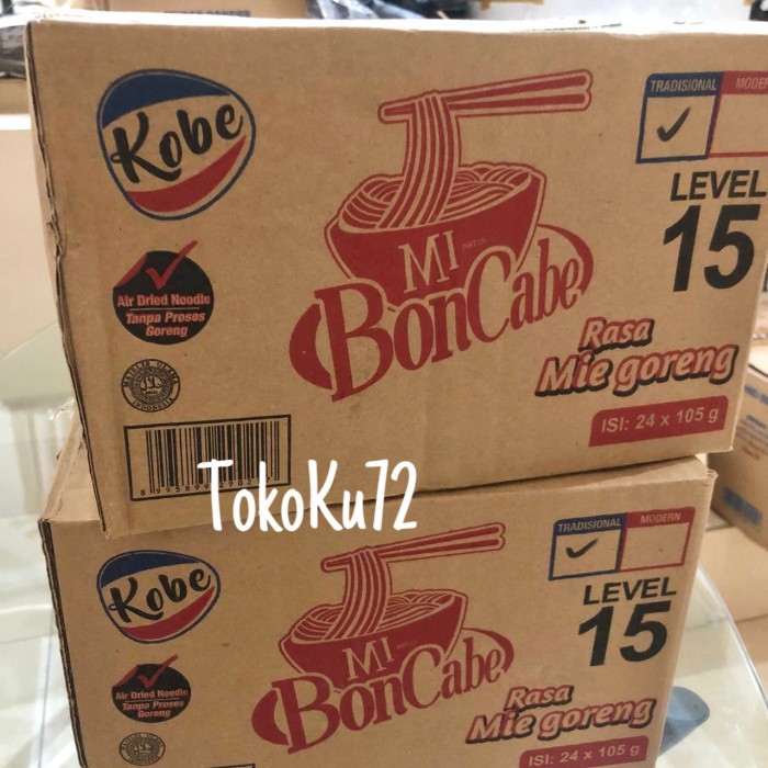 

Mie Boncabe / BonCabe Mie Goreng level 15 - 1 Dus Isi 24 pcs ⠀⠀