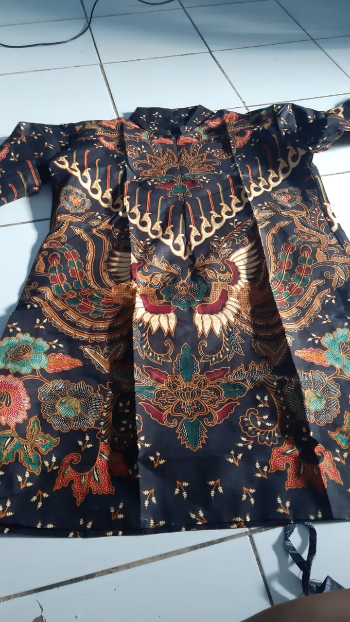 Batik Tunik Shibori Jumputan Terbaru All Size 106cm / Hrb026 Yelbor