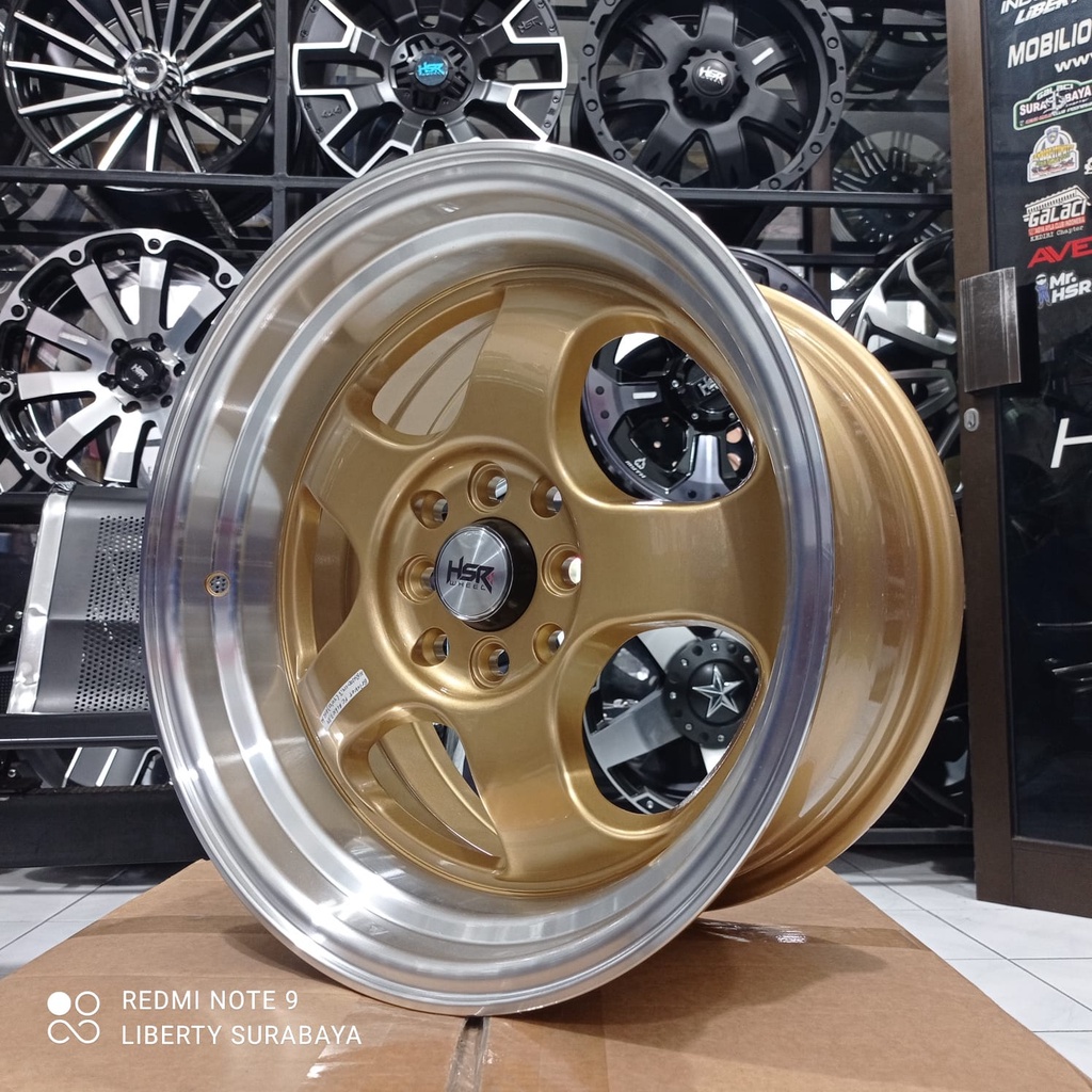 Velg Mobil Celong Ring 16 Hsr Wheel Brisket Buat Mobil Ignis, Swift, Jazz, Baleno, Kia rio, Mazda2, 