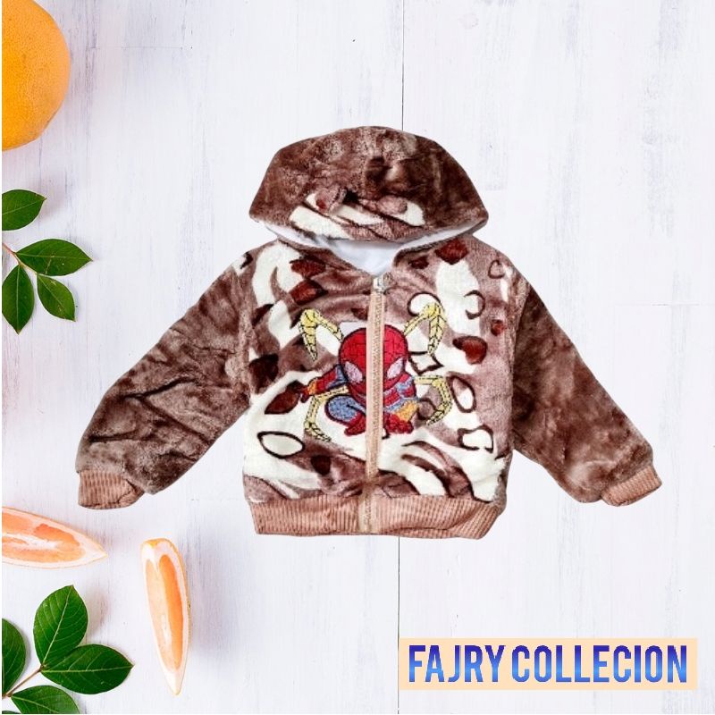Jaket Bulu Import Anak Bayi Laki-Laki