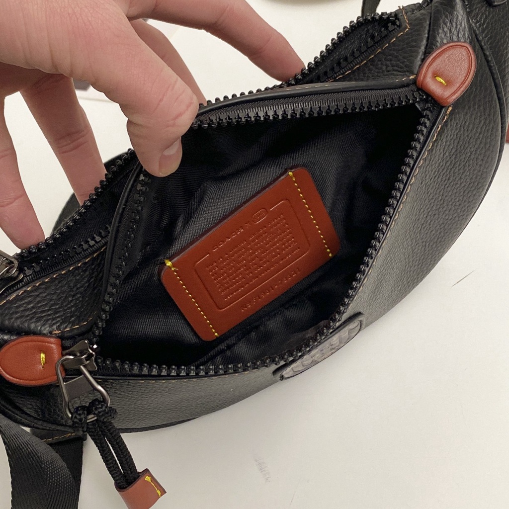 [Instant/Same Day] 78621 coach men's pockets Inclined shoulder bag Chest package   yaobao