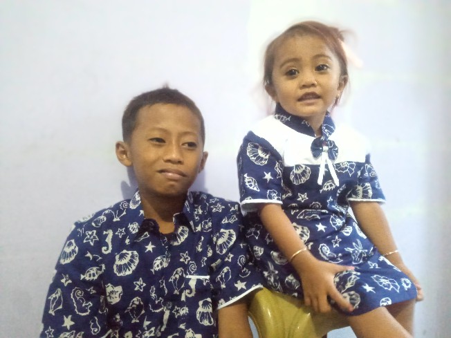 Batik Couple Anak Batik Anak Couple Kakak Adik Baju Warna Navy Biru Dongker