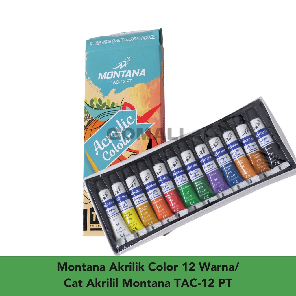 

Cat Akrilik Montana TAC-12 PT / Montana Akrilik acrylic Color 12 Warna